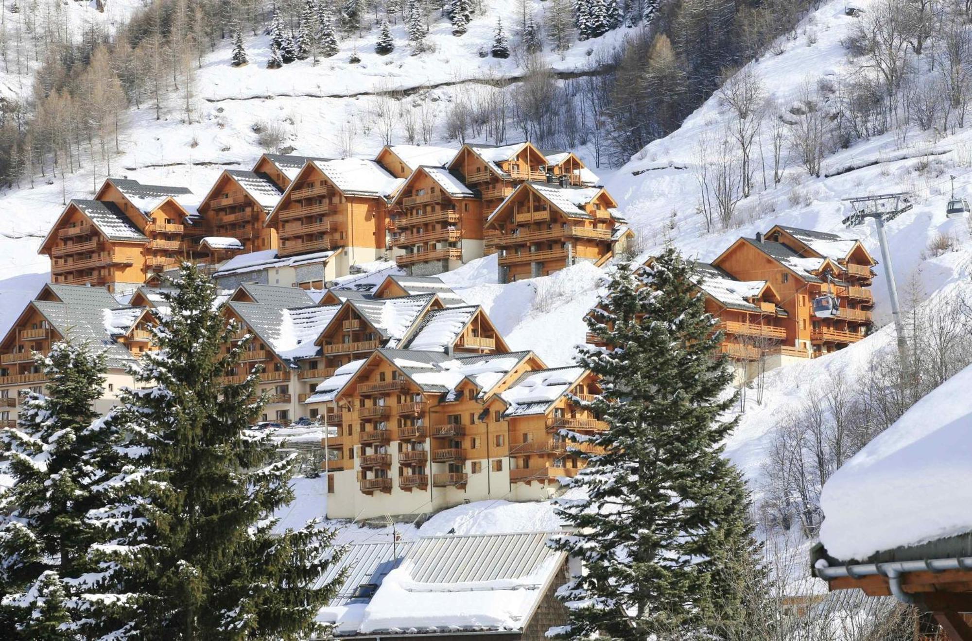 Residence Odalys Le Hameau Et Les Chalets De La Vallee D'Or Valloire Buitenkant foto